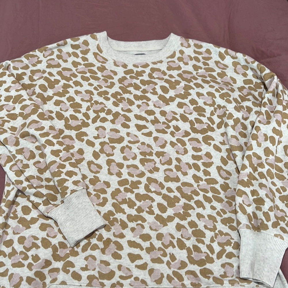 Aerie cheetah sweater